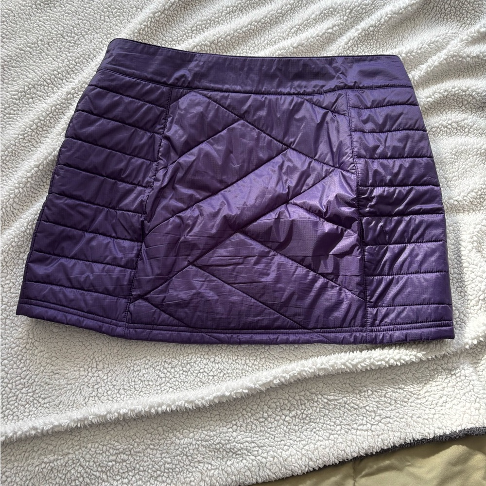 Smartwool Purple Quilted Mini Skirt - Picture 2 of 2